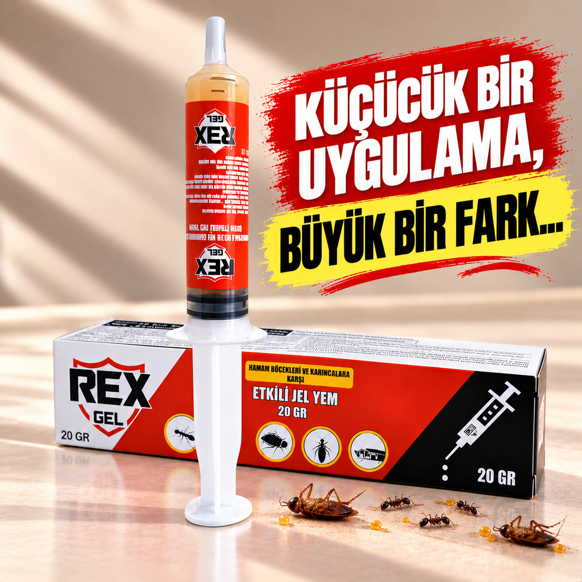 Rexx™ Jel   Hamam Böceği Yok Edici